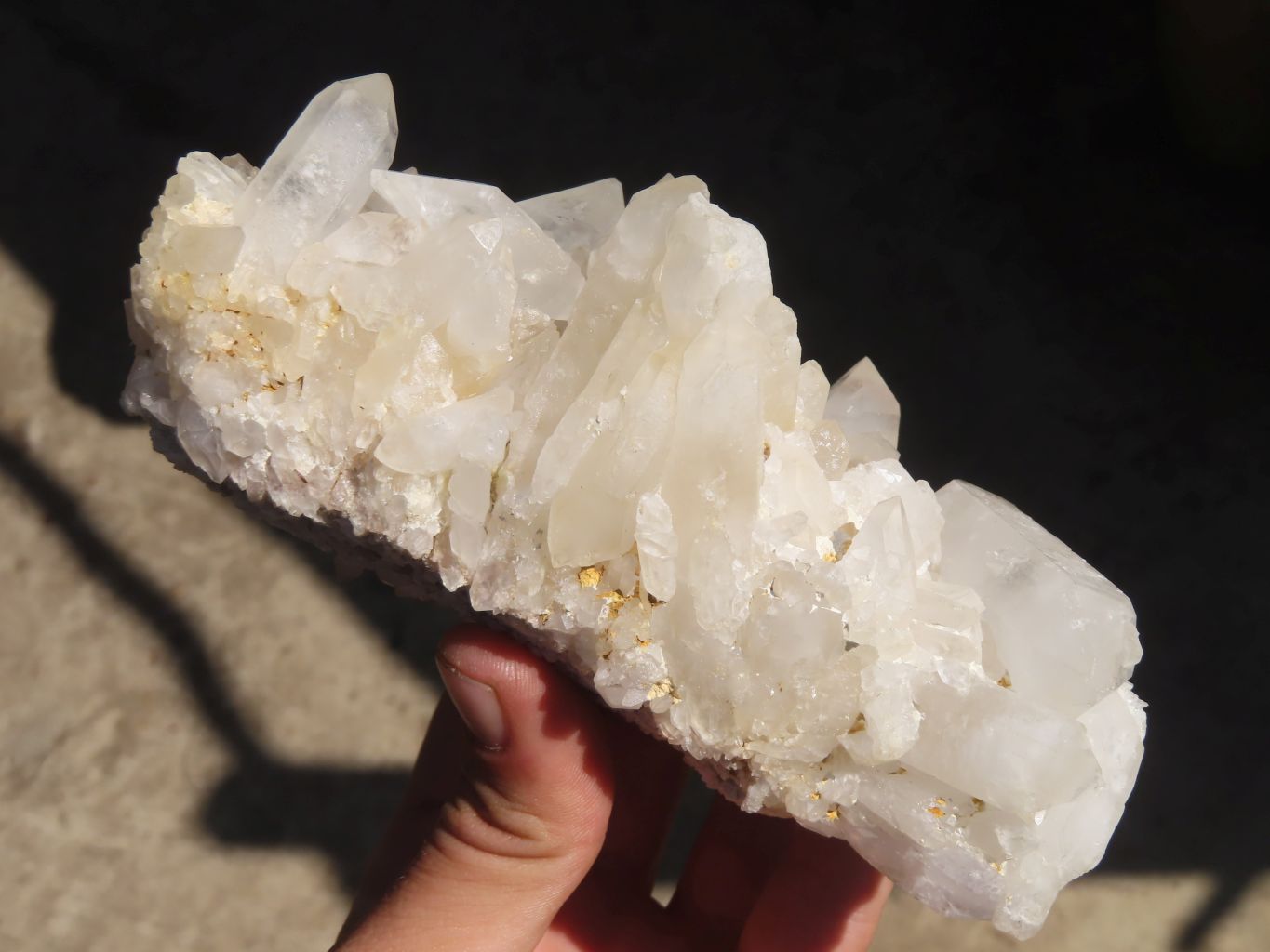 Natural White Phantom Quartz Specimens  x 2 From Madagascar - Toprock Gemstones and Minerals 