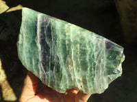 Polished  One Side Polished Watermelon Fluorite Pieces  x 3 From Uis, Namibia - Toprock Gemstones and Minerals 