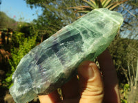 Polished  One Side Polished Watermelon Fluorite Pieces  x 3 From Uis, Namibia - Toprock Gemstones and Minerals 