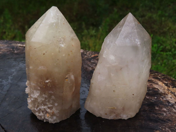 Natural Arcadian Angola Quartz Crystals  x 4 From Angola - TopRock