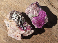 Natural Pink Salrose Cobaltion Dolomite Specimens x 6 From Kakanda, Congo - Toprock Gemstones and Minerals 
