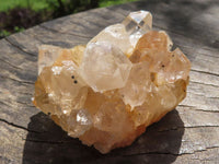 Natural Golden Limonite / Lemonite Quartz Clusters  x 7 From Mwinilunga, Zambia - TopRock