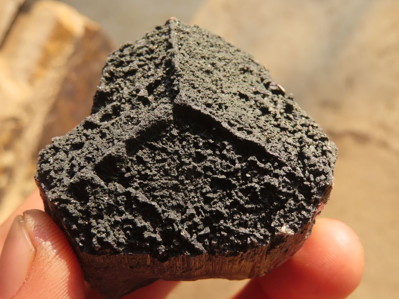 Natural Schorl Black Tourmaline Specimens x 6 From Erongo, Namibia - Toprock Gemstones and Minerals 