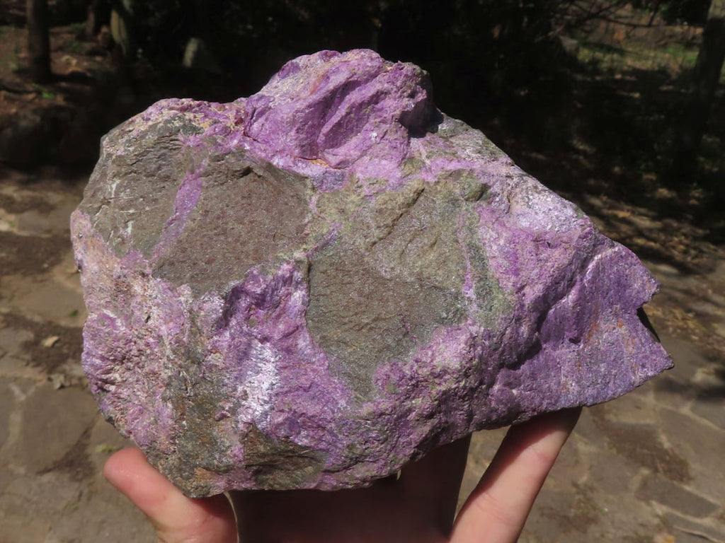 Polished Rough Purple Stichtite / Atlantisite Specimens  x 4 From Barberton, South Africa - TopRock