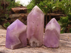 Polished Gemmy Smokey Dream Amethyst Points  x 6 From Madagascar - TopRock
