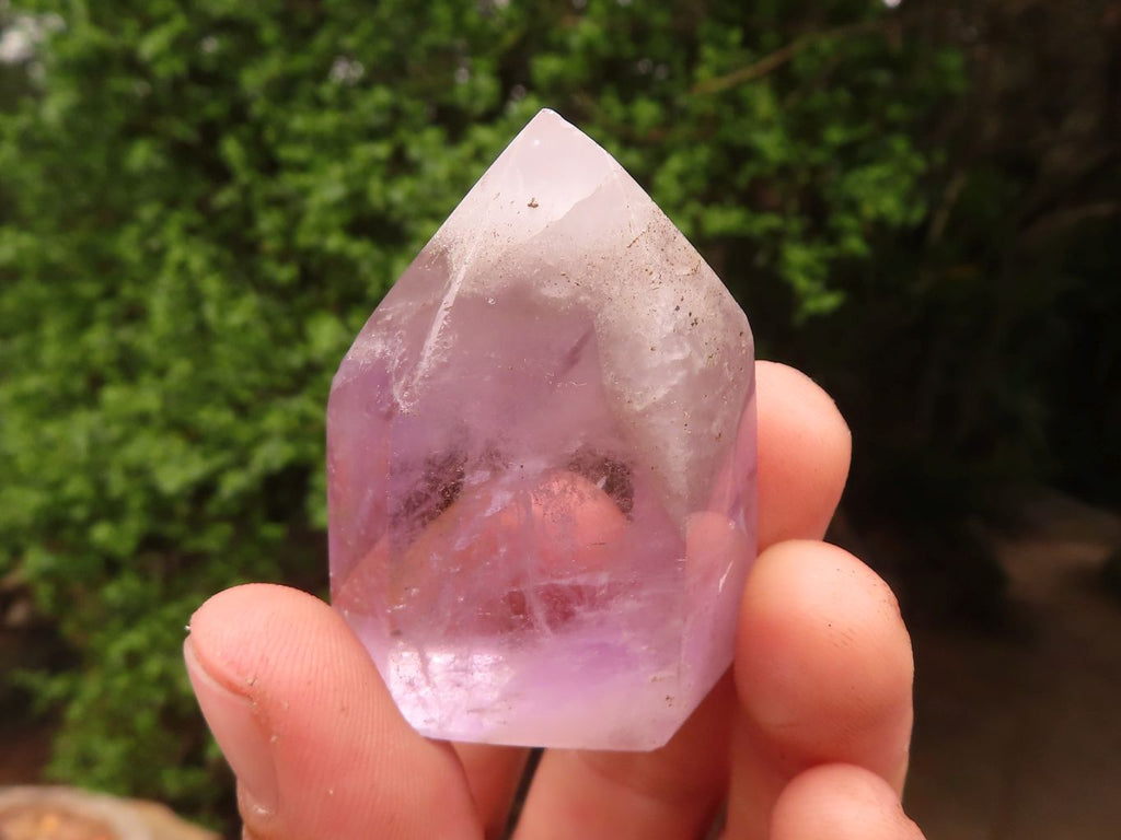 Polished Gemmy Smokey Dream Amethyst Points  x 6 From Madagascar - TopRock