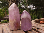 Polished Gemmy Smokey Dream Amethyst Points  x 6 From Madagascar - TopRock