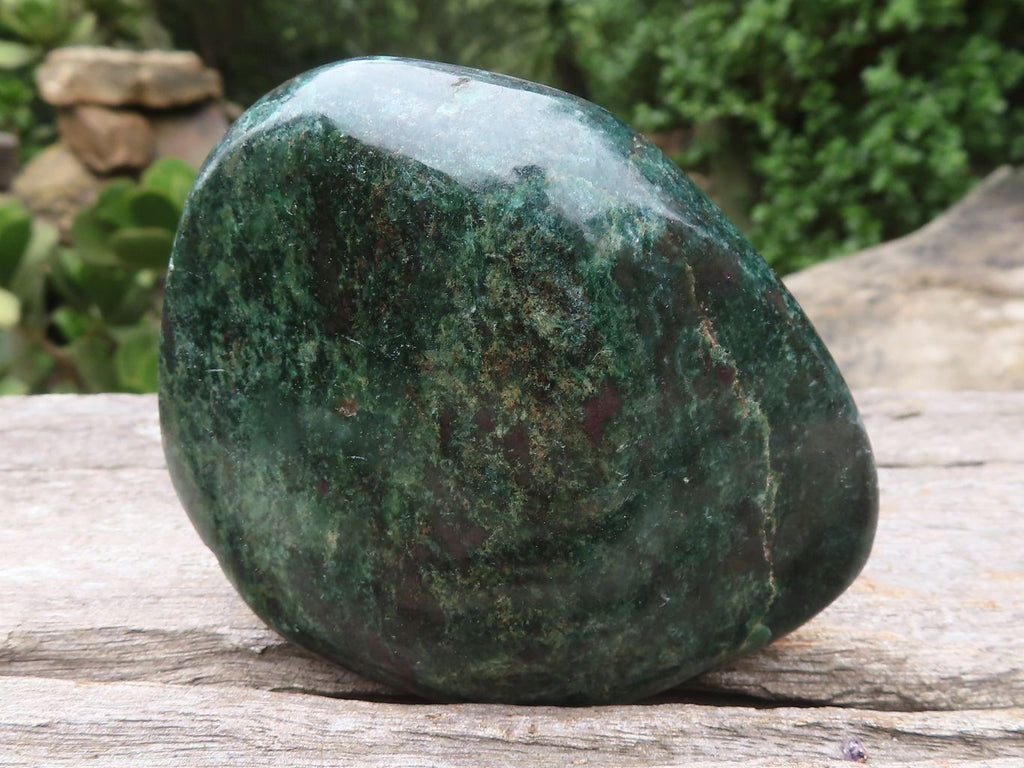 Polished Fluorescent Ruby Corundum In Chrome Verdite Free Forms x 6 From Zimbabwe - TopRock