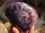 Polished Purple Lepidolite Standing Free Forms  x 2 From Zimbabwe - Toprock Gemstones and Minerals 