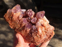 Natural Sugar Amethyst Clusters  x 2 From Zambia - Toprock Gemstones and Minerals 