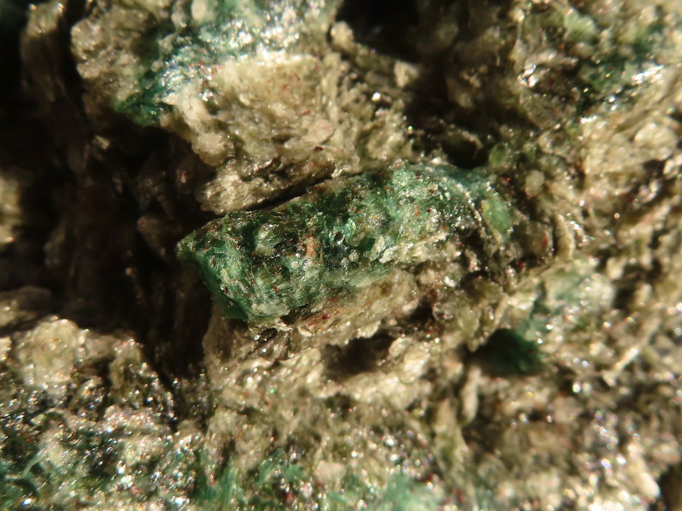 Natural Rare Emerald Mica In Matrix Cobbed Specimens x 12 From Mutoko, Zimbabwe - Toprock Gemstones and Minerals 