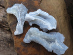 Natural Etched Blue Chalcedony Specimens  x 35 From Malawi - TopRock