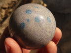 Polished Blue Spotted Spinel Quartz Spheres x 8 From Madagascar - Toprock Gemstones and Minerals 