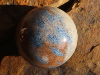 Polished Blue Spotted Spinel Quartz Spheres x 8 From Madagascar - Toprock Gemstones and Minerals 