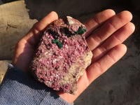Natural Pink Salrose Cobaltion Dolomite Specimens x 6 From Kakanda, Congo - Toprock Gemstones and Minerals 