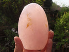 Polished Gemmy Pink Rose Quartz Standing Free Forms x 4 From Madagascar - Toprock Gemstones and Minerals 