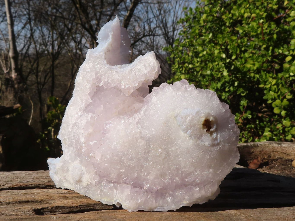 Natural Etched Blue Chalcedony Specimens  x 12 From Nsanje, Malawi - Toprock Gemstones and Minerals 