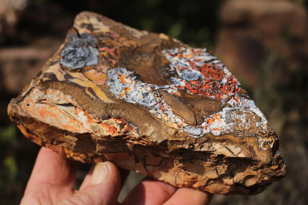 Natural Banded Nguni Jasper Cobbed Specimens  x 3 From Southern Africa