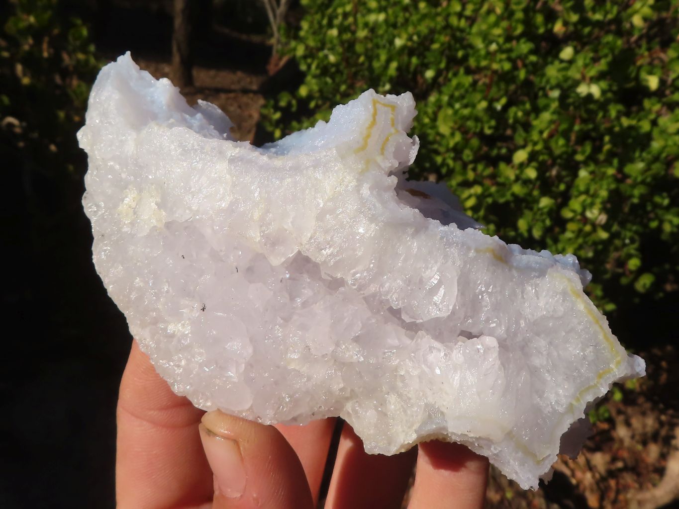 Natural Etched Blue Chalcedony Specimens  x 12 From Nsanje, Malawi - Toprock Gemstones and Minerals 