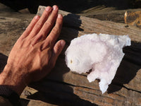 Natural Etched Blue Chalcedony Specimens  x 12 From Nsanje, Malawi - Toprock Gemstones and Minerals 
