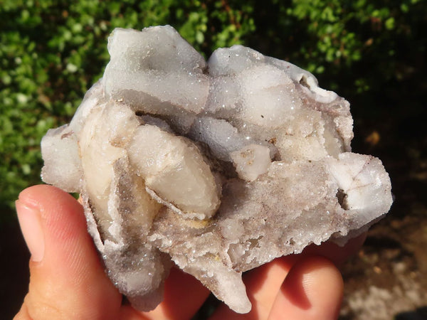Natural Drusi Quartz Coated Calcite Specimens  x 12 From Alberts Mountain, Lesotho