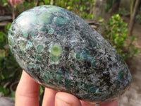 Polished Rare Emerald In Matrix Standing Free Forms  x 2 From Sandawana, Zimbabwe - Toprock Gemstones and Minerals 