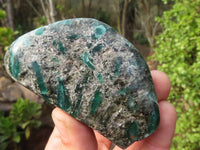 Polished Rare Emerald In Matrix Standing Free Forms  x 2 From Sandawana, Zimbabwe - Toprock Gemstones and Minerals 