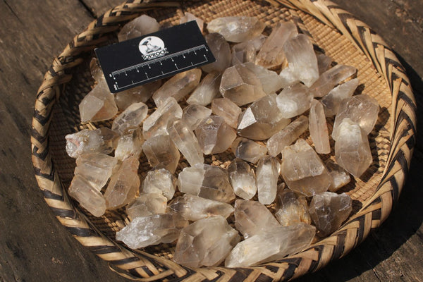 Natural Single Clear Quartz Crystals  x 2.5 Kg Lot From Zimbabwe - TopRock