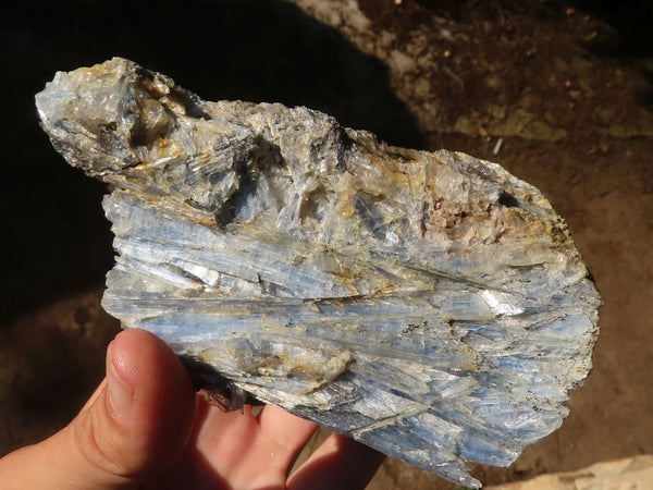 Natural Blue Kyanite In Matrix Crystals  x 4 From Karoi, Zimbabwe - Toprock Gemstones and Minerals 