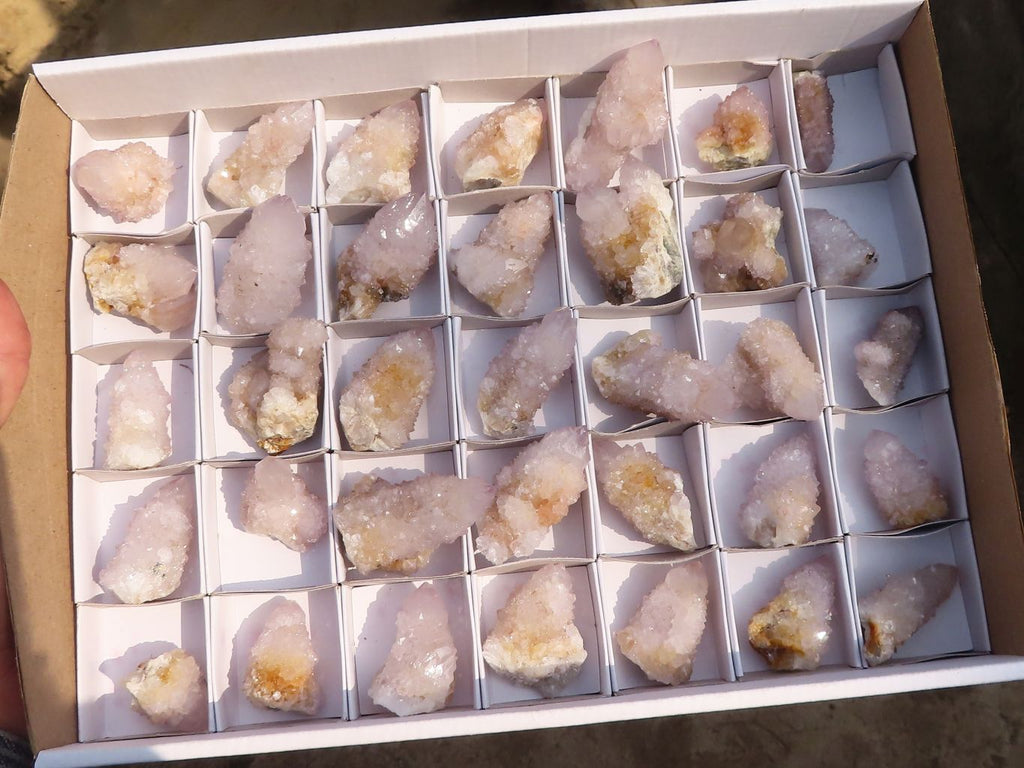 Natural Single Spirit Quartz Crystals  x 35 From Boekenhouthoek, South Africa - Toprock Gemstones and Minerals 