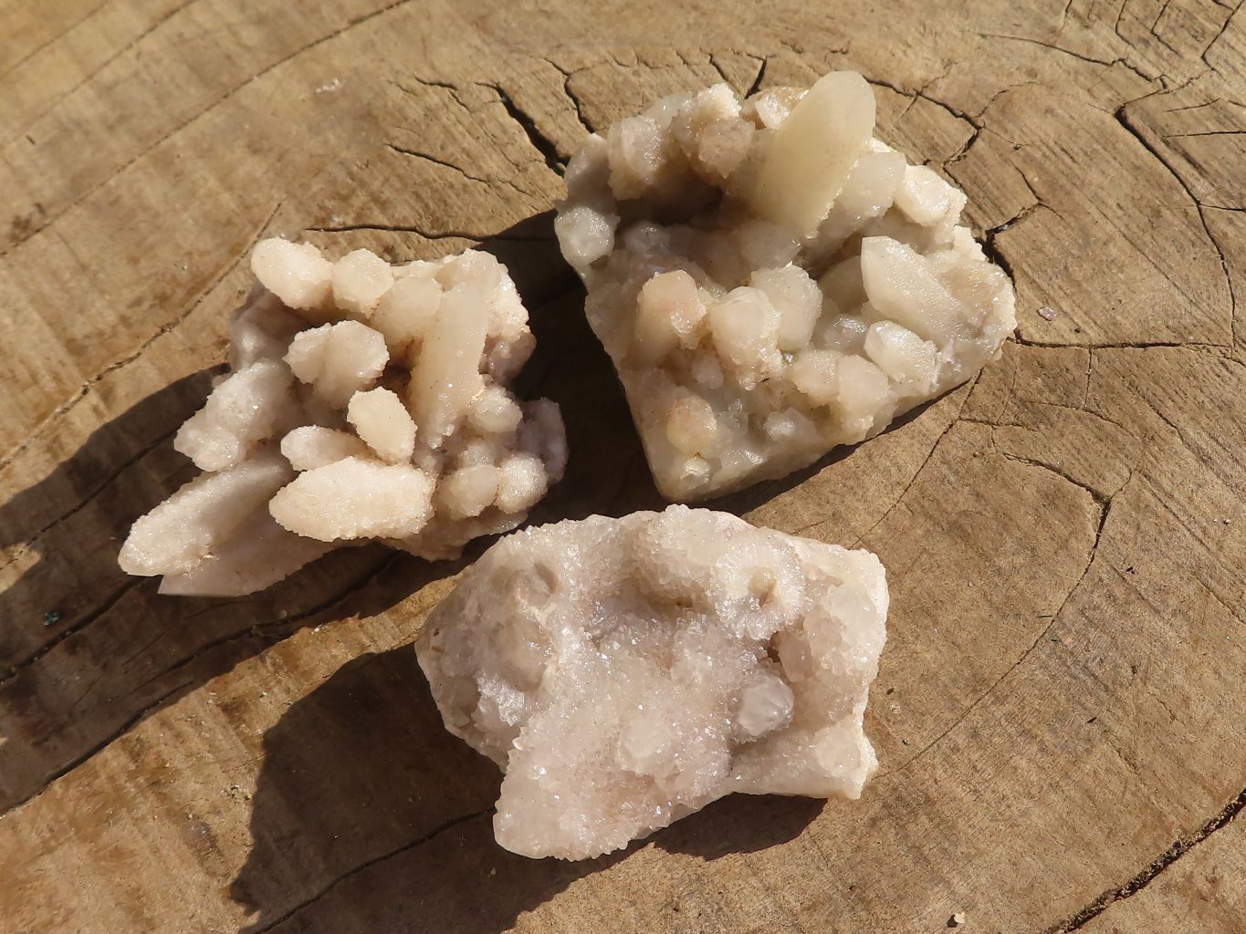 Natural White Spirit Quartz Clusters x 24 From Boekenhouthoek, South Africa - Toprock Gemstones and Minerals 