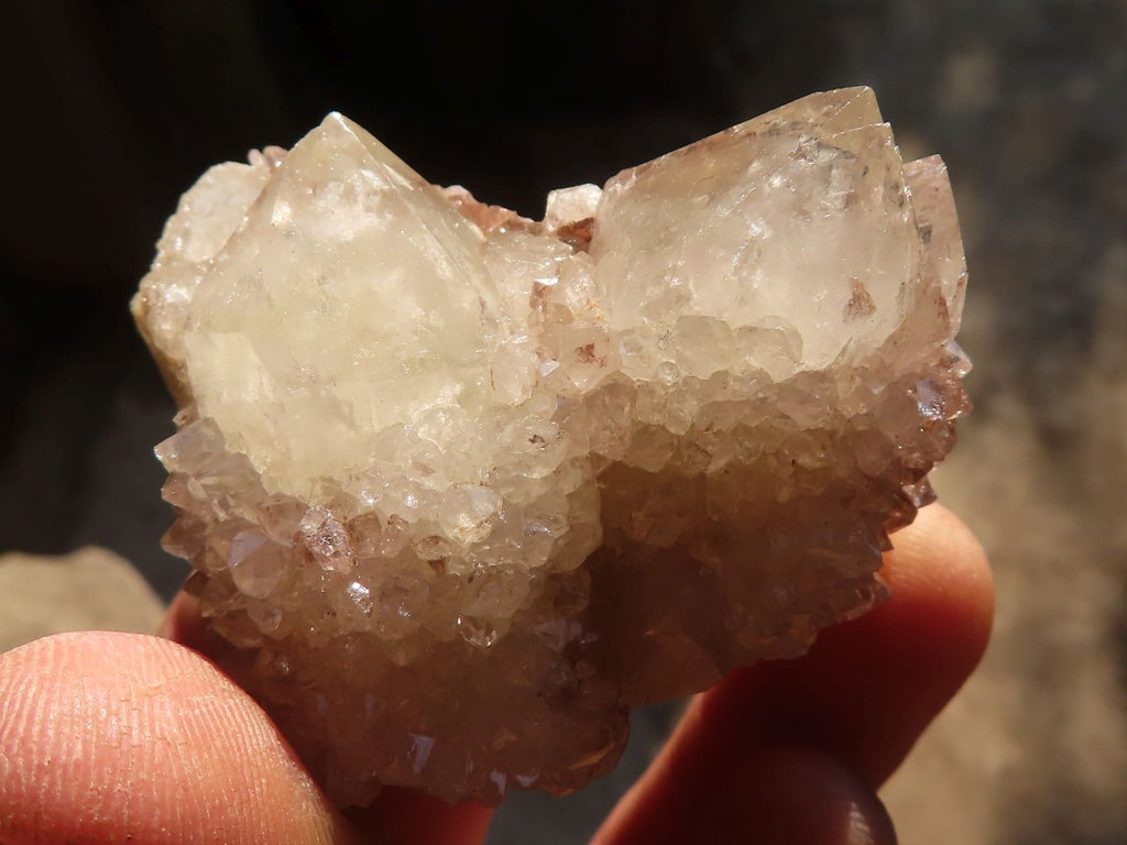 Natural White Spirit Quartz Clusters x 24 From Boekenhouthoek, South Africa - Toprock Gemstones and Minerals 