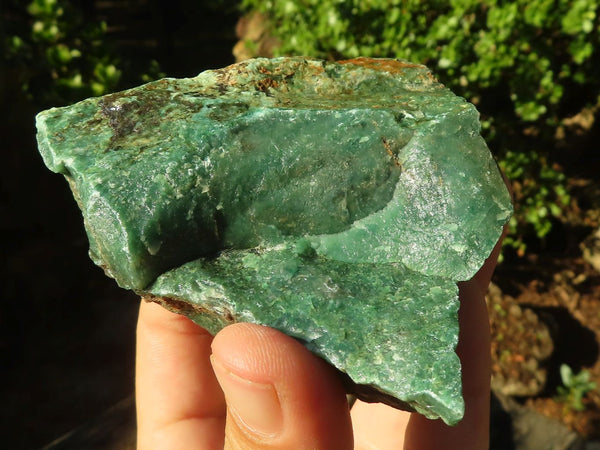 Natural Rough Jade Cobbed Specimens  x 12 From Swaziland