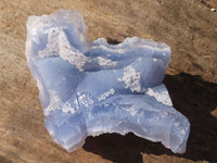 Natural Etched Blue Chalcedony Specimens x 3 From Nsanje, Malawi - Toprock Gemstones and Minerals 