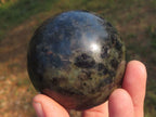 Polished Variably Gemmy Rare Iolite Water Sapphire Spheres  x 3 From Madagascar - TopRock