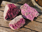 Natural Pink Salrose Cobaltion Dolomite Specimens  x 3 From Kakanda, Congo - Toprock Gemstones and Minerals 