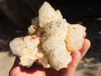 Natural Cathedral Window Quartz Clusters  x 2 From Madagascar - Toprock Gemstones and Minerals 