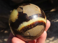 Polished Septerye (Calcite & Aragonite) Spheres x 6 From Mahajanga, Madagascar - Toprock Gemstones and Minerals 