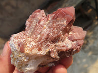 Natural Red Hematoid Quartz Specimens x 12 From Karoi, Zimbabwe - Toprock Gemstones and Minerals 