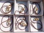 Polished Mixed Copper Wire Wrapped Jewellery Pendants x 6 From Congo - Toprock Gemstones and Minerals 
