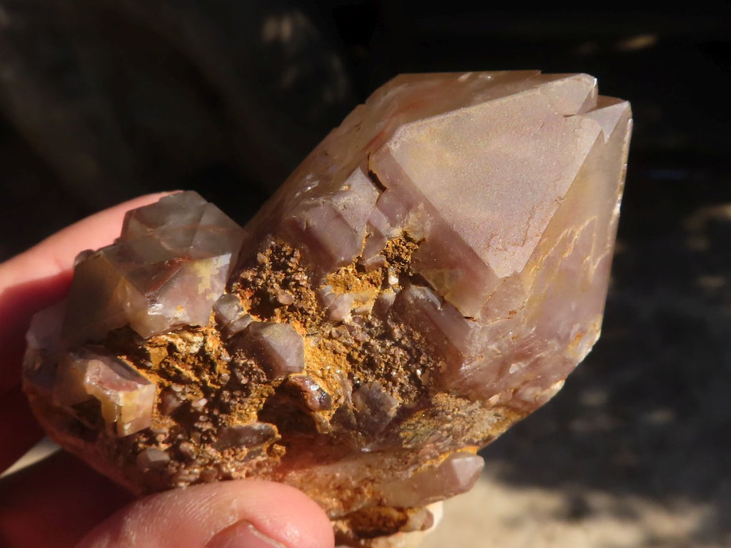 Natural Red Phantom Hematoid Quartz Clusters x 6 From Karoi, Zimbabwe - Toprock Gemstones and Minerals 