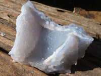 Natural Etched Blue Chalcedony Specimens  x 12 From Nsanje, Malawi - Toprock Gemstones and Minerals 