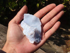 Natural Etched Blue Chalcedony Specimens  x 12 From Nsanje, Malawi - Toprock Gemstones and Minerals 