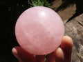 Polished Pink Star Rose Quartz Spheres  x 6 From Madagascar - TopRock