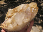 Natural Semi Polished Hematoid Quartz Specimens  x 4 From Zimbabwe - TopRock