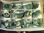 Polished On One Side Emerald Mtorolite Plates x 12 From Mutorashanga, Zimbabwe - Toprock Gemstones and Minerals 