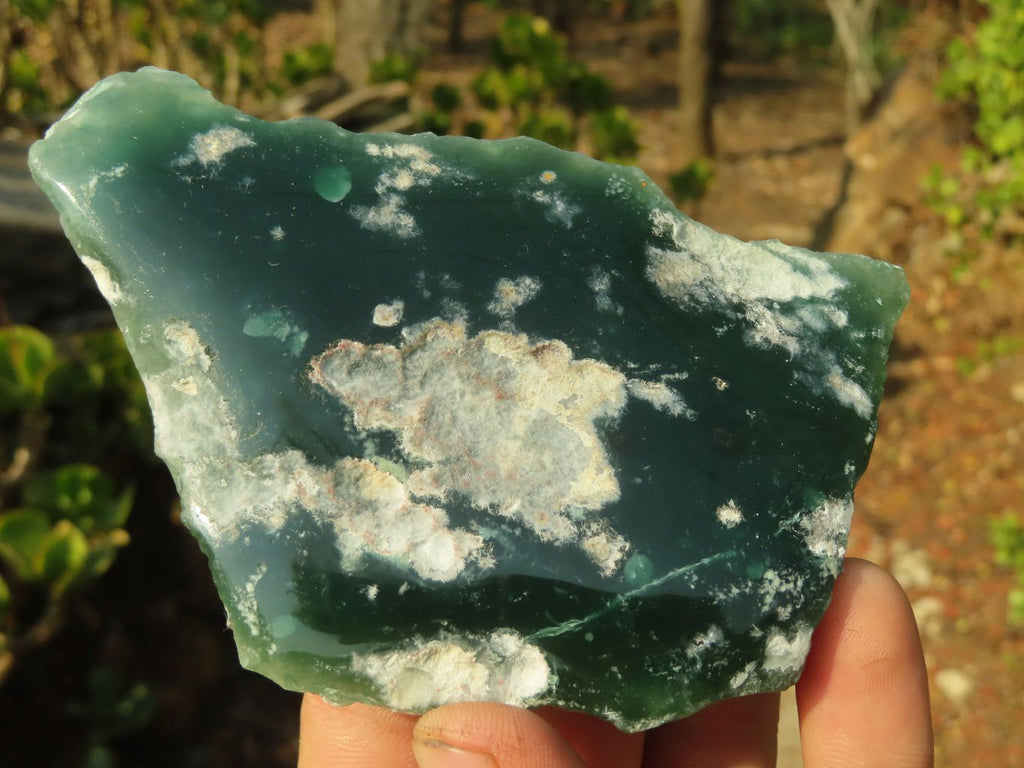Polished On One Side Emerald Mtorolite Plates x 12 From Mutorashanga, Zimbabwe - Toprock Gemstones and Minerals 