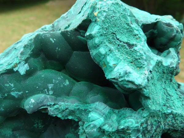 Natural Large Malachite Specimen with Silky Chatoyant Material x 1  from Congo - TopRock
