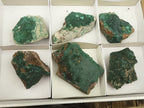 Natural Crystalline Malachite Specimens  x 6 From Tenke Fungurume, Congo - TopRock