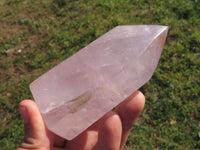 Polished Gemmy Pink Rose Quartz Points  x 3 From Ambatondrazaka, Madagascar - TopRock